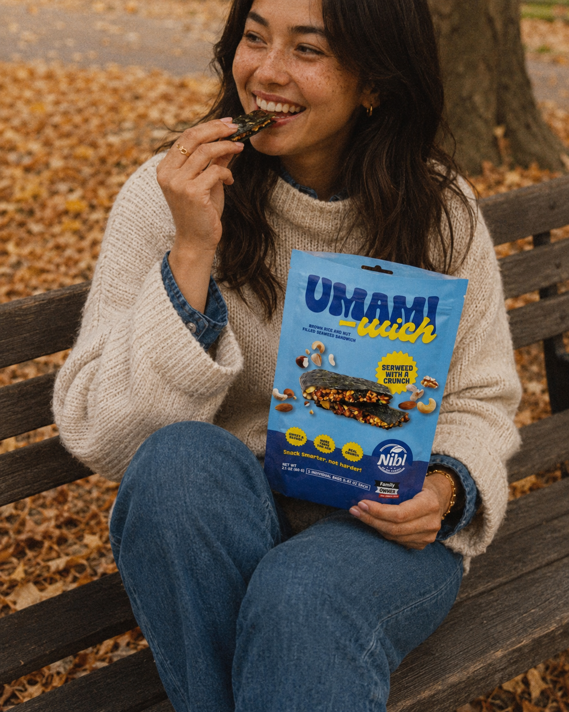 5 bags of Umami-wich  - seaweed sandwiches 2.1 Oz