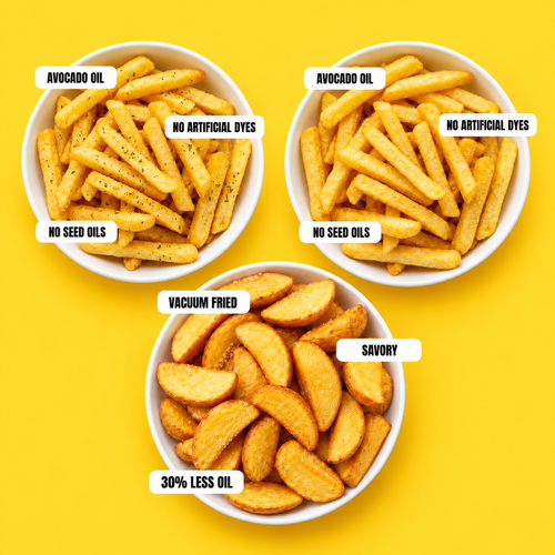 3-Pack Assorted Vacuum fried potatoes
