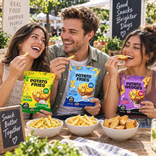 3-Pack Assorted Vacuum fried potatoes