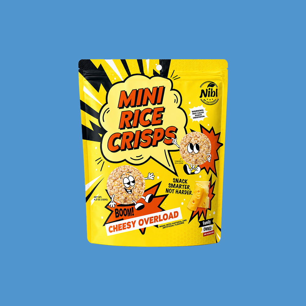 Mini Rice Crisps - Cheesy Overload