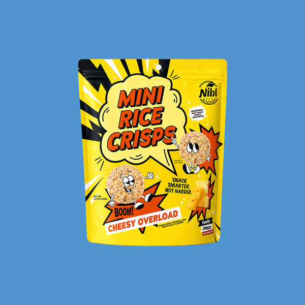 Mini Rice Crisps - Cheesy Overload