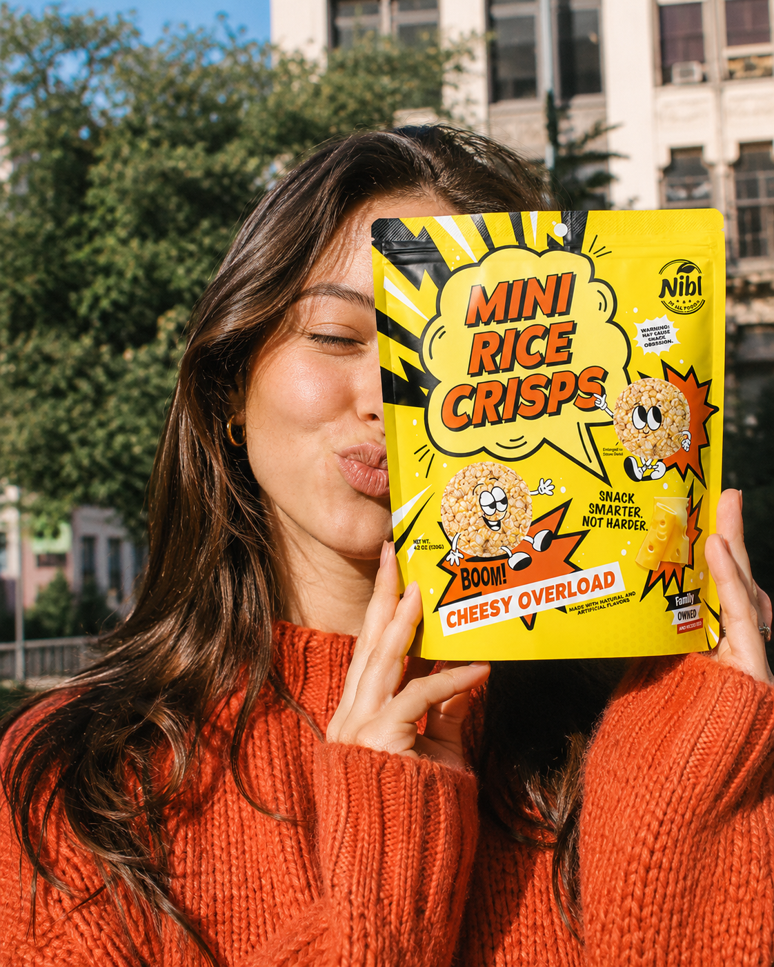 Mini Rice Crisps - Cheesy Overload
