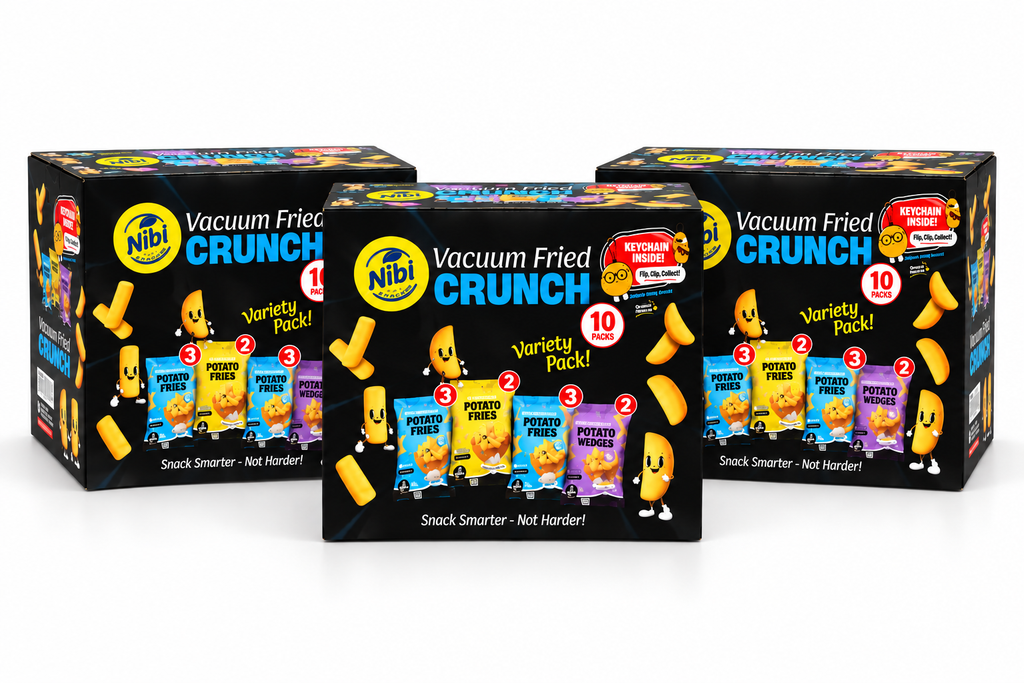 3-Pack Assorted Vacuum fried potatoes