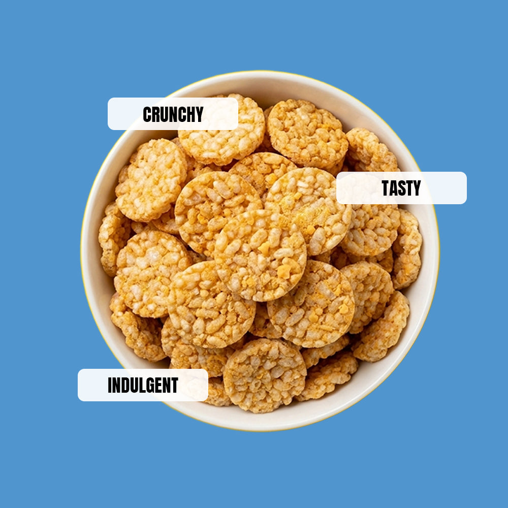 Mini Rice Crisps - Cheesy Overload